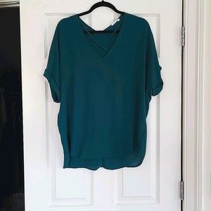 Emerald green top